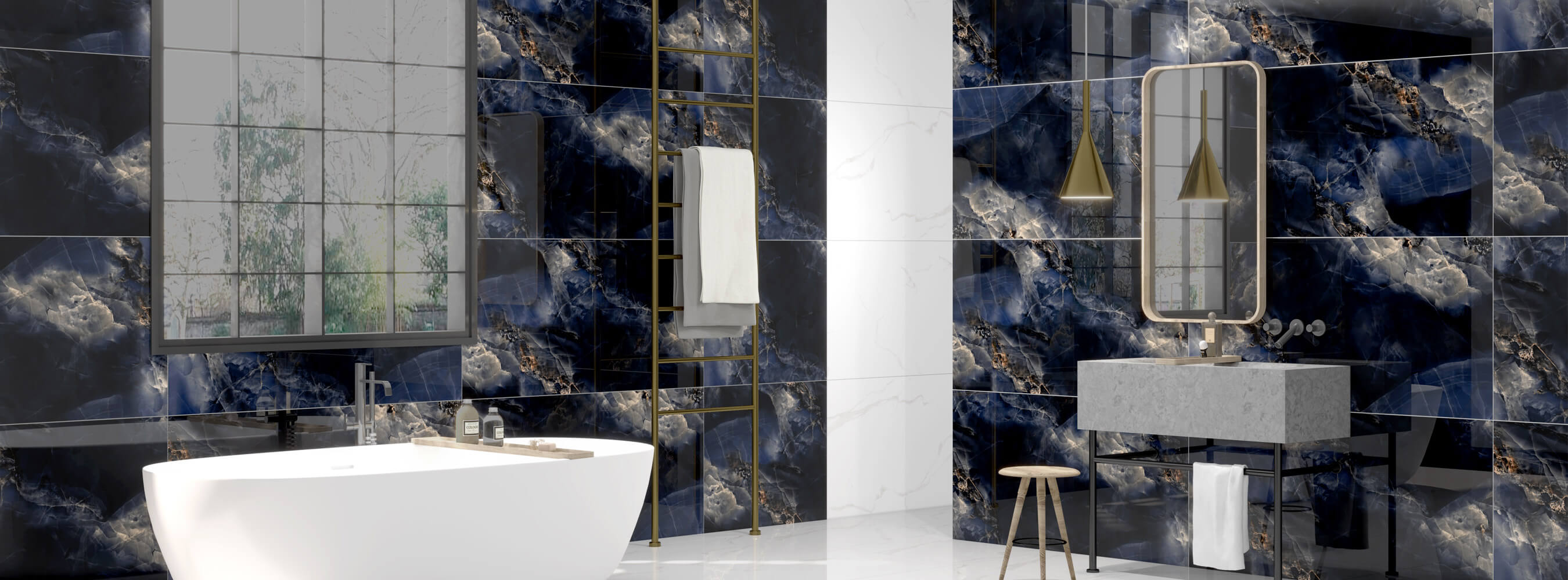 کاشی پرسلان طرح لیکوئید اوشن